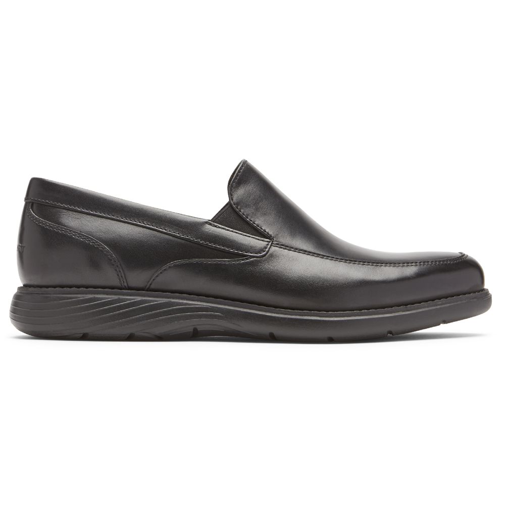 Rockport Canada Garett Venetian Slip-Ons - Mens Loafers Black (GVA936204)